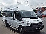 Бесплатный автобус Genser в пункт аренды автомобилей АрендаАвто-рхв на Новорязанском шоссе